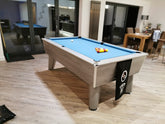 Blackball Slate Bed Pool Table - Silver Oak - 6FT/7FT - Coin Option Also Available